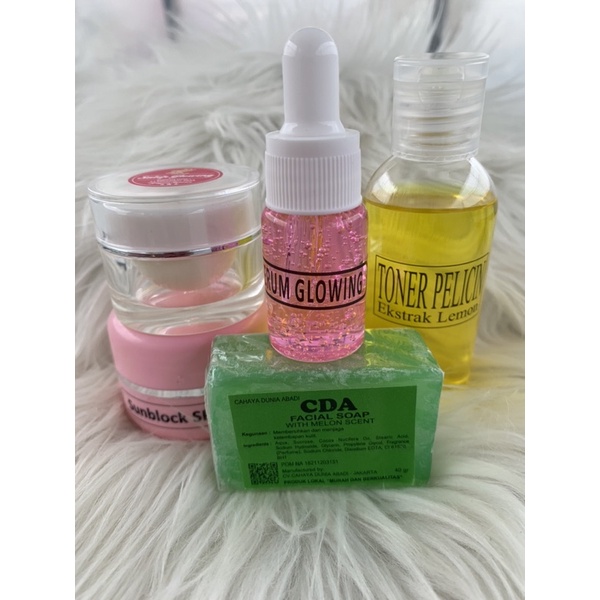 COD PAKET 5in1 PAKET GLOWING ZAYORA 10gr