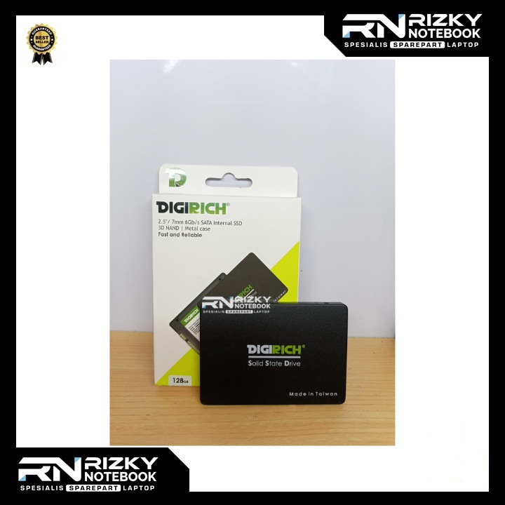 (SOLUSI LAPTOP LEMOT/GARANSI PANJANG) SSD Solid State Drive HTZ 128GB DIGIRICH 256GB SATA 3 SSD SATA III VGEN