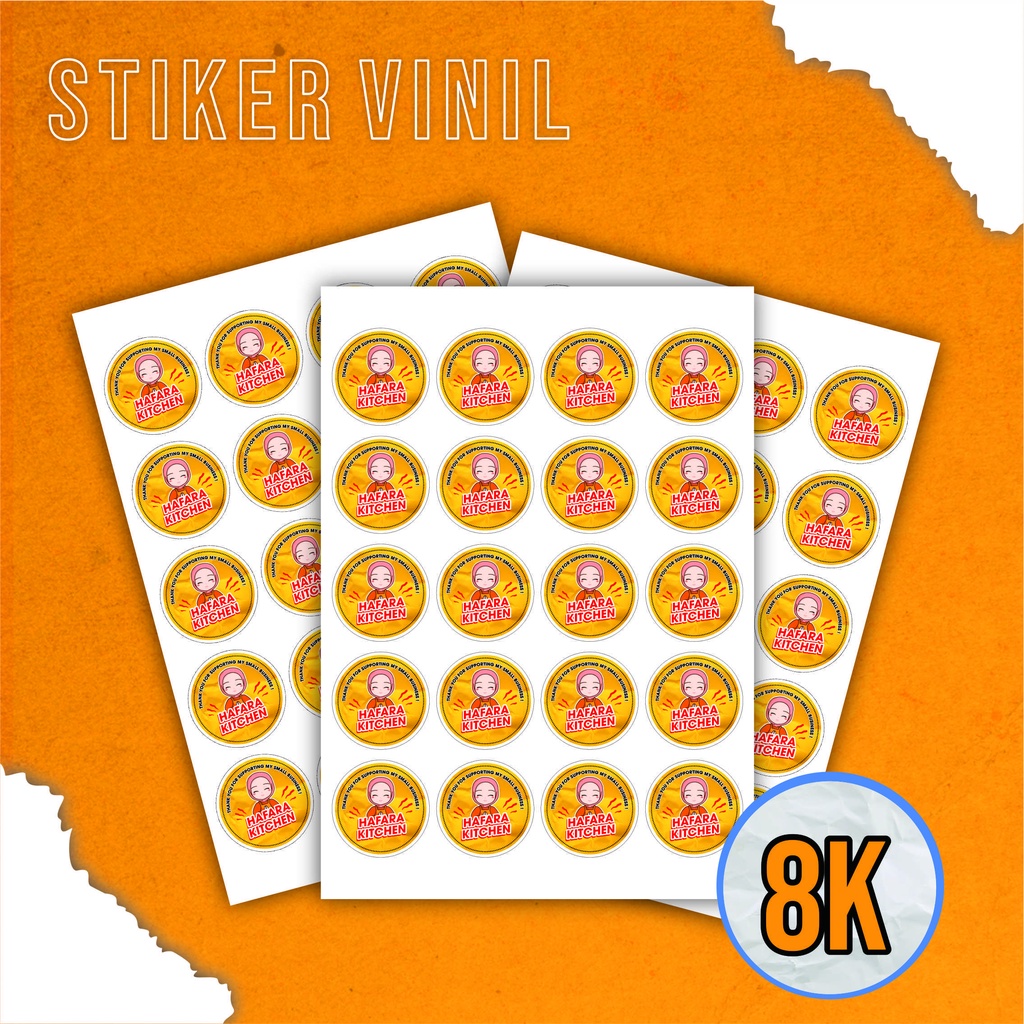 

Stiker Label Vinyl A3+ non cutting ( lembaran )