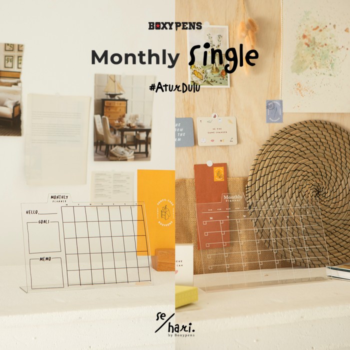 

ACRYLIC PACKAGE MONTHLY SINGLE STANDING