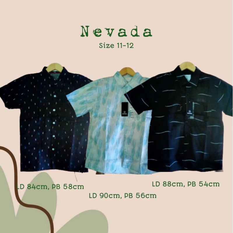 ✅COD✅ KEMEJA KOKO ANAK NEVADA