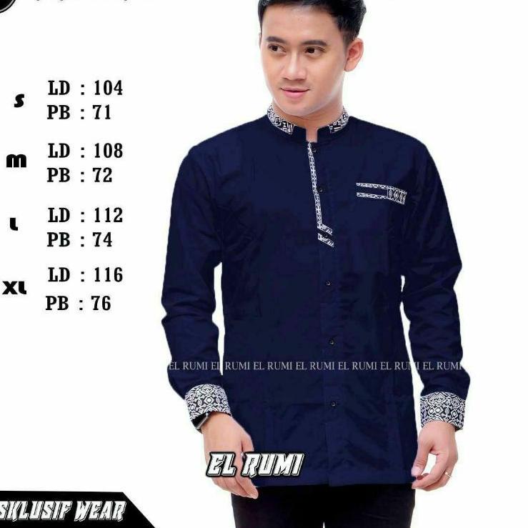 ボ Baju Koko Annos Panjang - Baju Koko Putih - Baju Koko Pria Dewasa - Koko Pria - Baju Batik - KOKO 