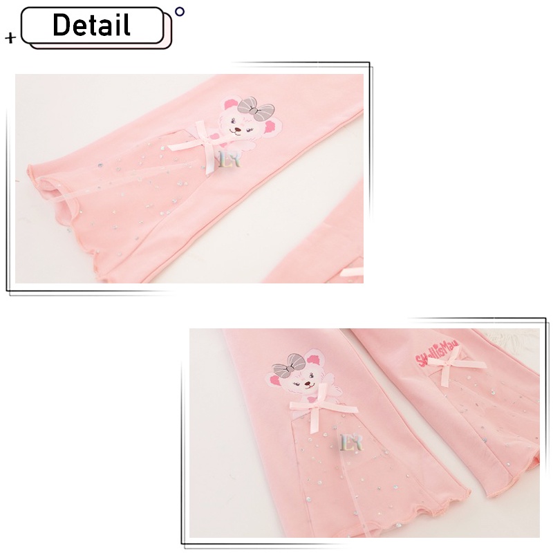 LNR Shop Legging Anak Perempuan Import 3D Motif Princess Frozen Elsa Alice Stella Lou Shellis May Celana Panjang Ketat Cutbray Skinny Autumn Kids Clothes Hot Pants Cartoon Stretch Bahan Katun Elastis Lejing Lejjing