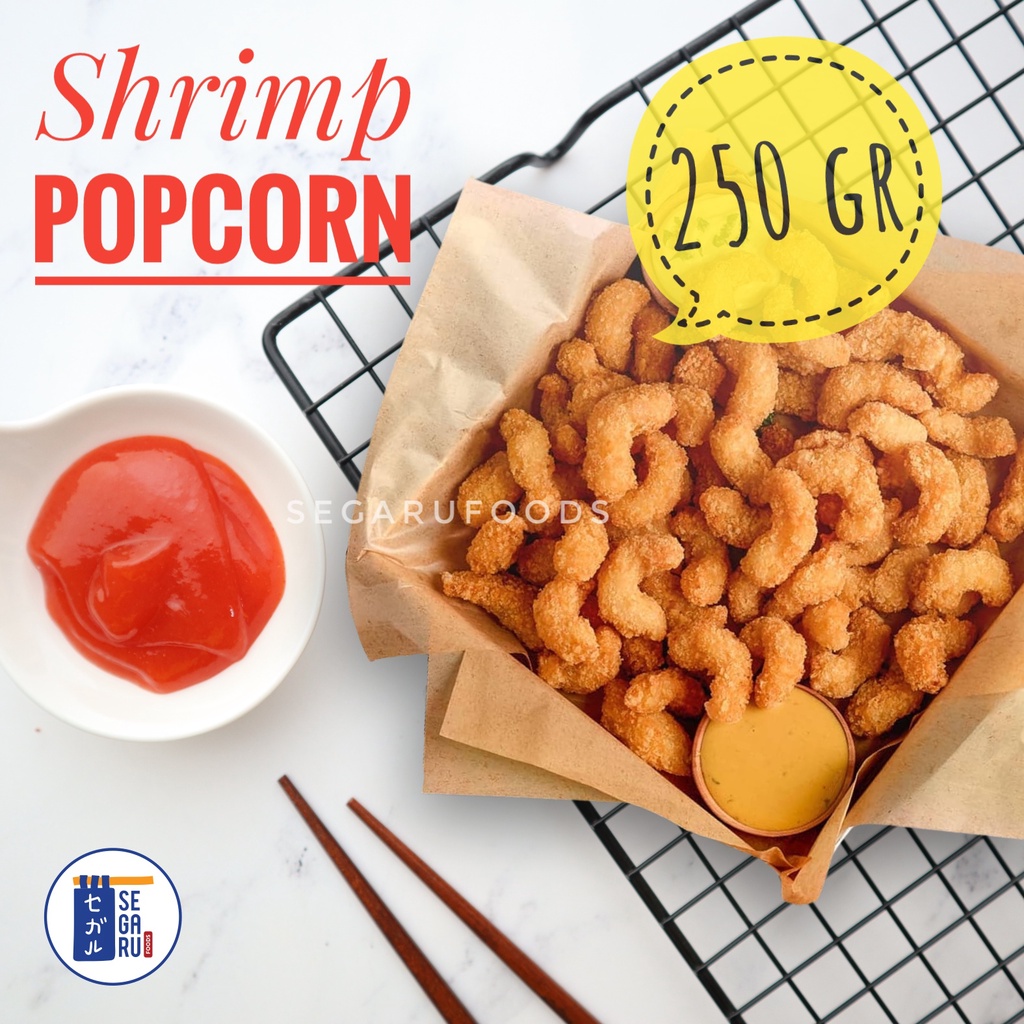 Shrimp Popcorn Udang Lapis Tepung Bento Halal 250 Gram
