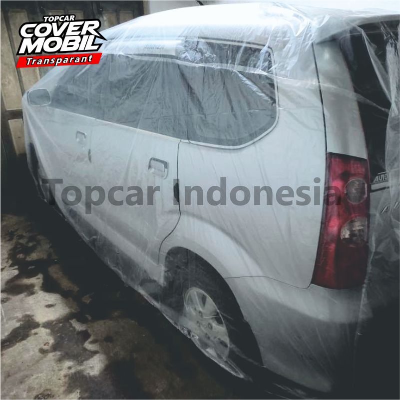 Cover Mobil Transparan Toyota Kijang All Type Plastik Tebal Plastik Waterproof Outdoor Indoor Part Mobil Aksesoris Exterior Selimut Pelindung Anti Air Debu Kotoran Hewan Teras Gudang Rumah by TOPCAR