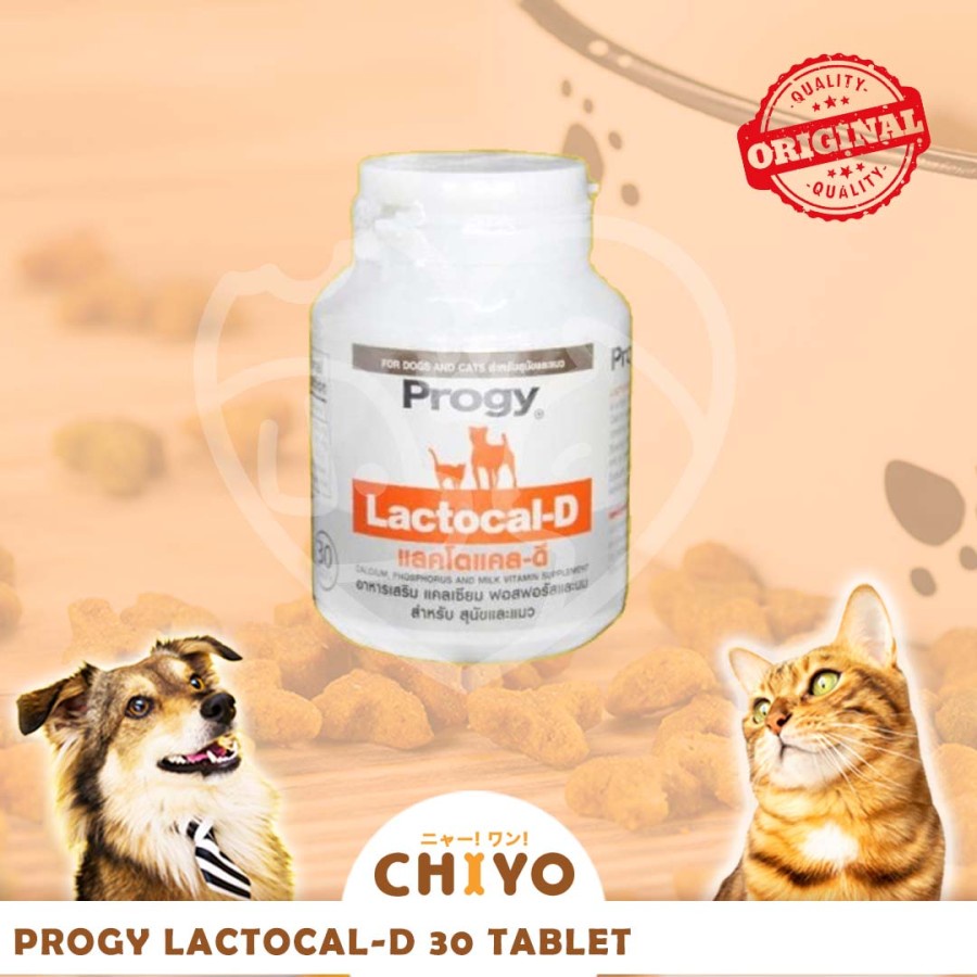 PROGY LACTOCAL D / FURTAMIN 30 tablets - Vitamin Anjing Kucing