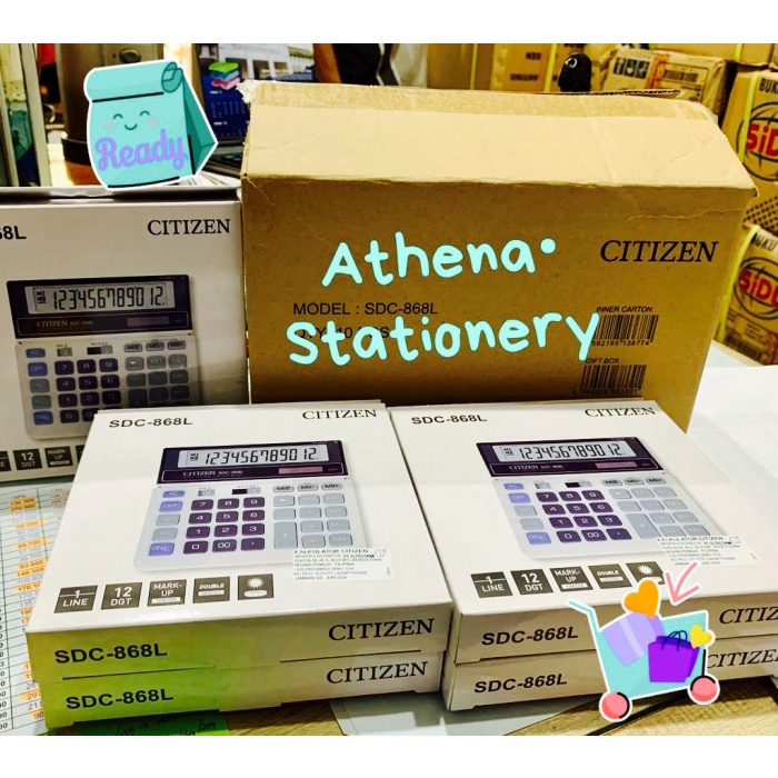 

CALCULATOR CITIZEN SDC 868L #ORIGINAL