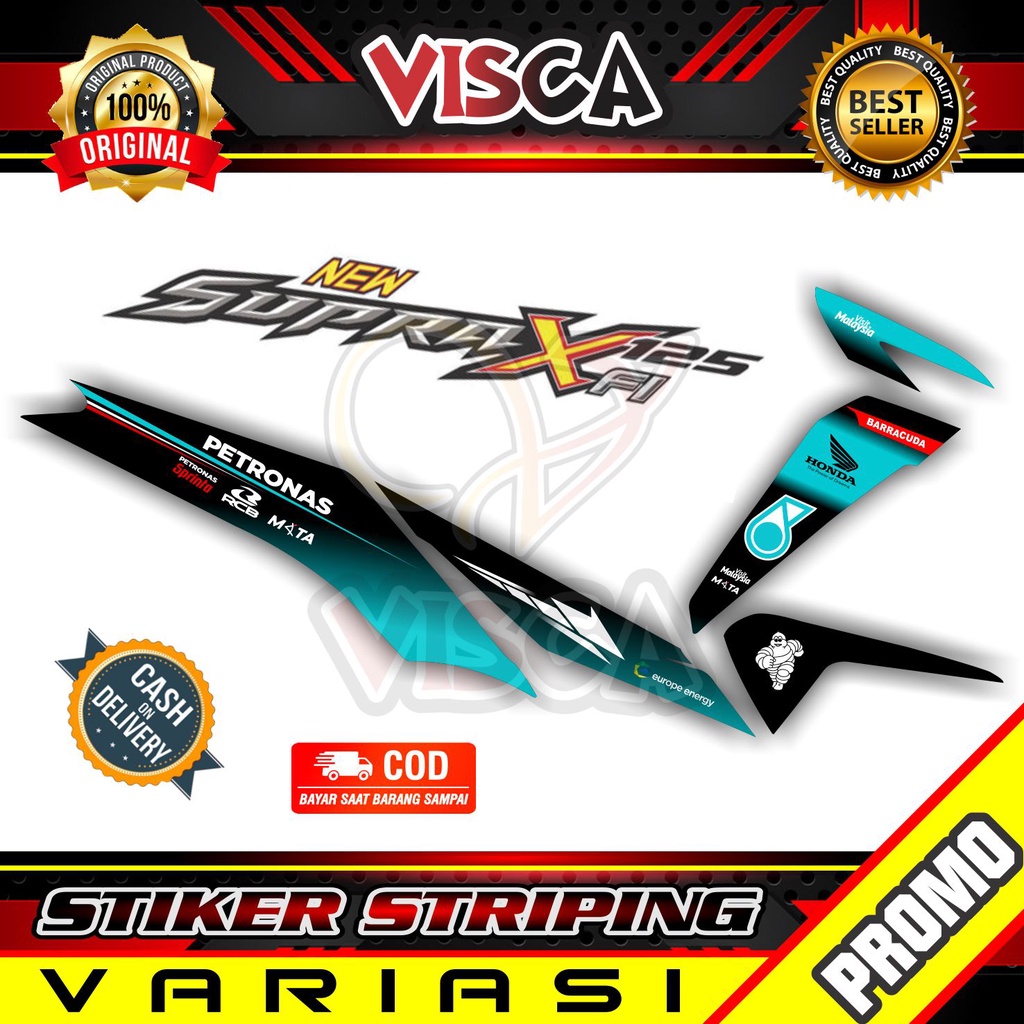 Stiker Supra X 125 Modif Keren Stiker Supra X 125 Fi Striping Supra X 125 Variasi Stiker Motor Supra