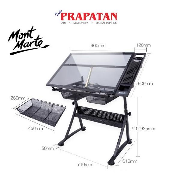 

BEST SALES MONT MARTE SIGNATURE CREATIVE ART CRAFT STATION / MEJA GAMBAR DISCOUNT
