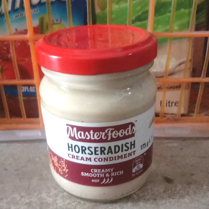 

masterfoods horseradish condiment 175gr