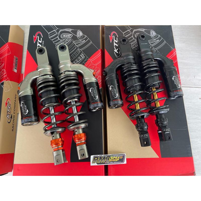 Shock Ktc racing evo nmax old pcx ukuran 340mm original 100% / shock ktc evo nmax old pcx ukuran 340