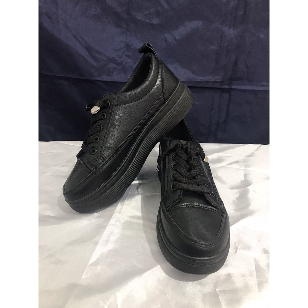 HS / Sepatu Wanita Sneaker Kulit Pu Premium 273