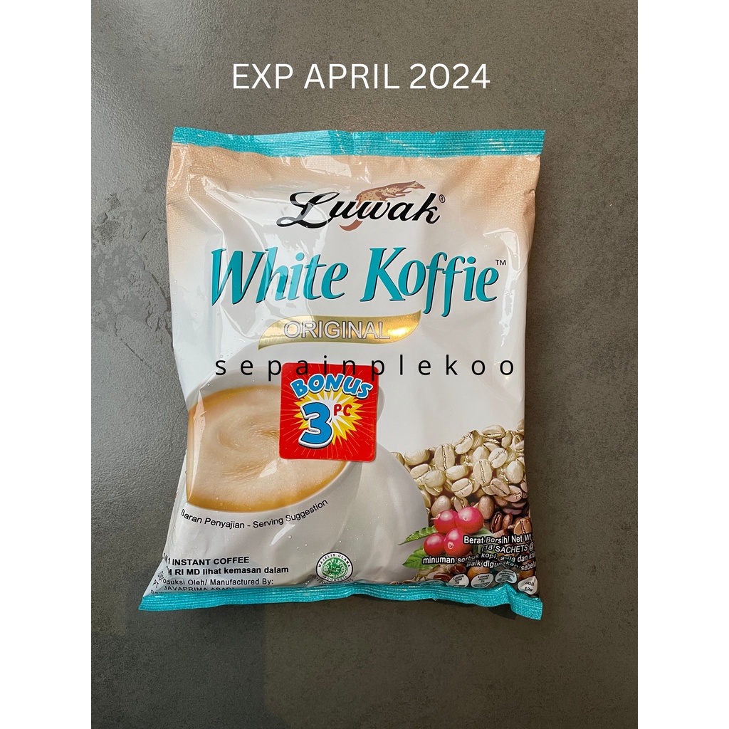 

Luwak White Coffee 18S X 20 Gr (bonus 3 pc)