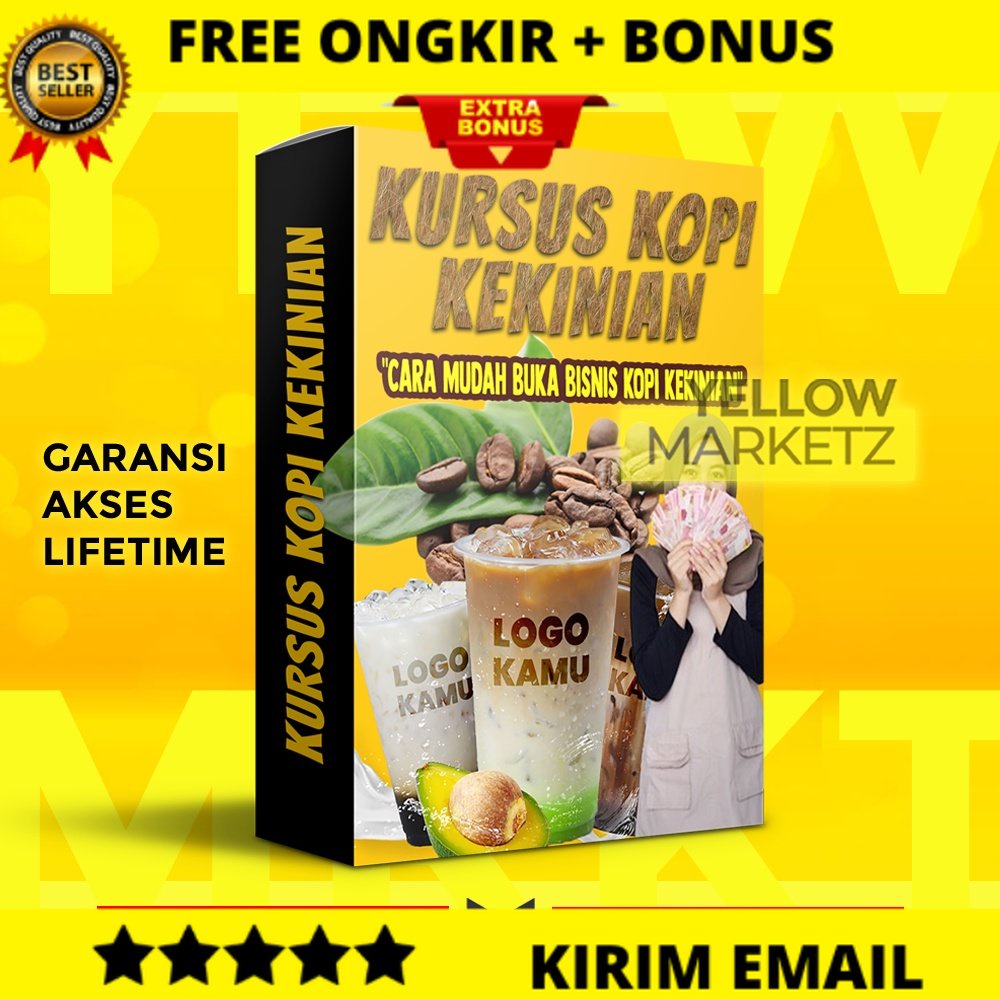 Jual KELAS BISNIS KOPI KEKINIAN Kursus Lengkap Buka Bisnis Warung