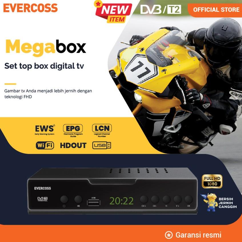 Paling Dicari Evercoss STB Set Top Box Max Digital TV Receiver Full HD Garansi Resmi