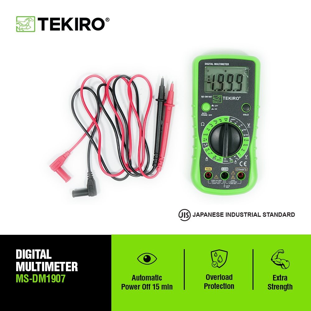 Jual TEKIRO DIGITAL MULTIMETER / MULTI TESTER AVO METER DIGITAL