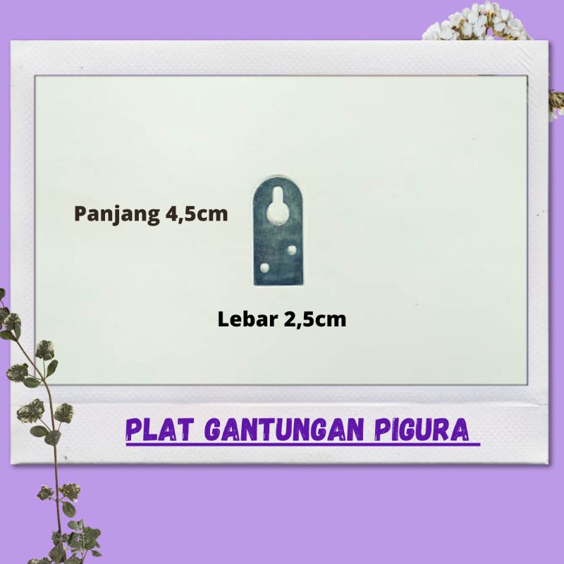 Plat Kecil Plat Papan Tulis Gantungan Pigura Foto Pigura Mahar Pigura Lukisan