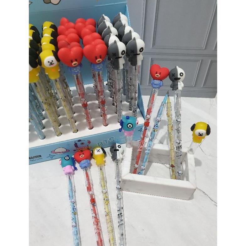

(48PC/56PC) PENSIL LANTU SUSUN/PENSIL SUSUN KARAKTER/PENSIL CABUT/LANTU 1BOX BESAR TERLARISS...,,,,,