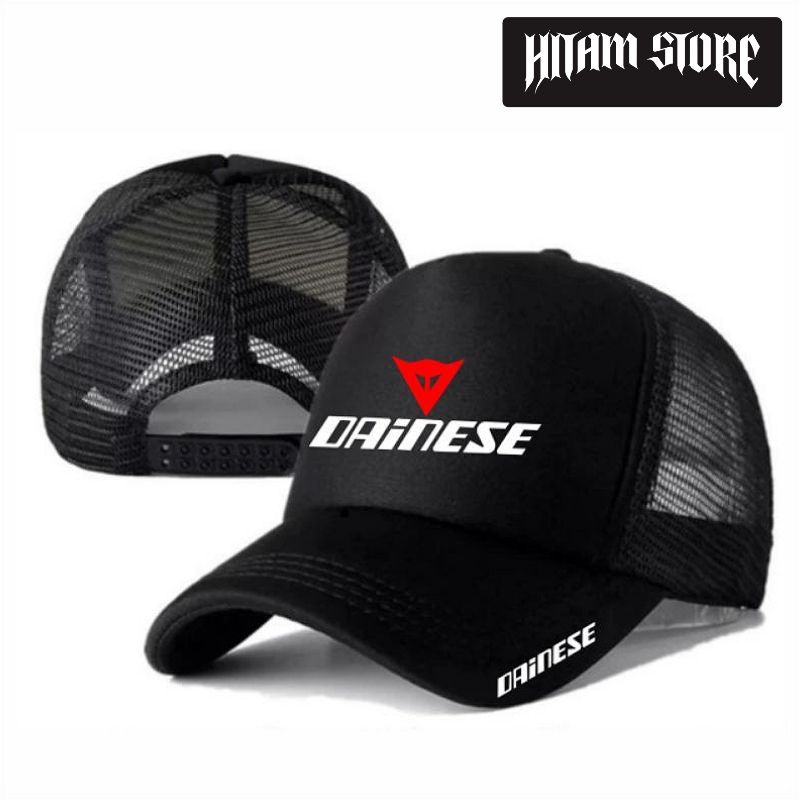 TOPI JARING TRUCKER RACING TERLARIS/TOPI RACING MURAH GROSIR - HITAM STORE