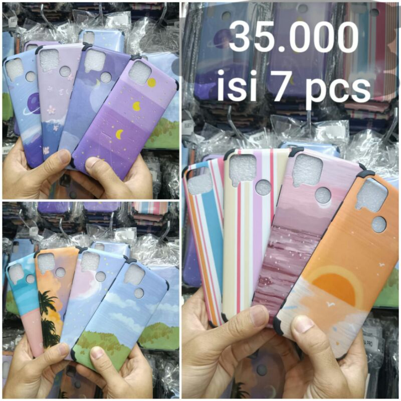 CASE IPHONE 35RIBU ISI 7PCS MOTIF RANDOM CASE CASING HP MURAH