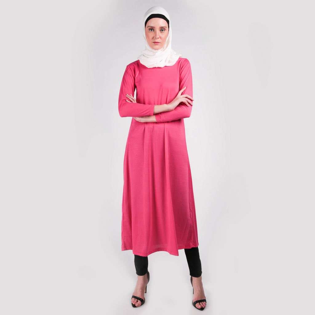Gamis Motif Kombinasi / Busana Muslim / Baju Muslim / Gamis Pesta (GMS)