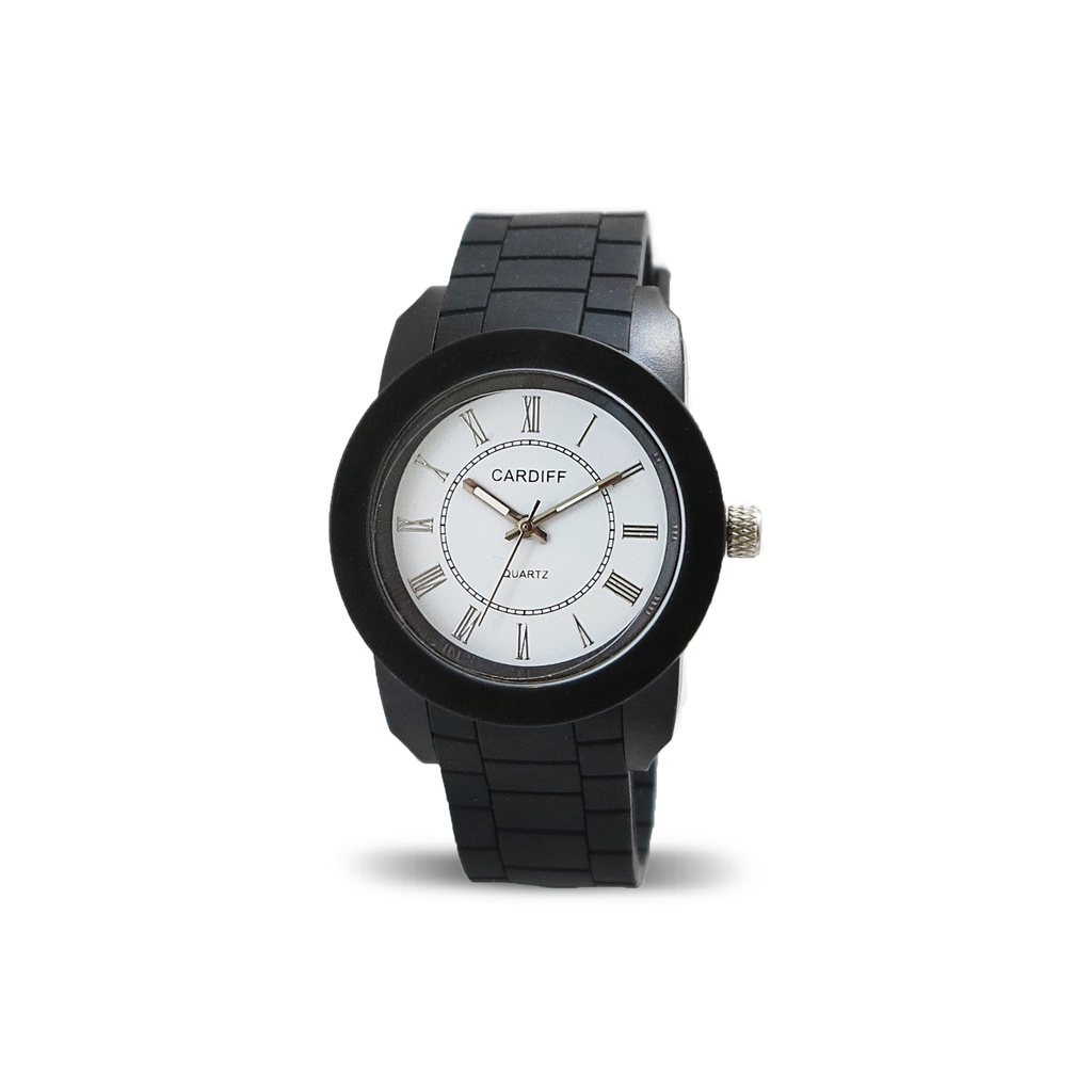 CARDIFF Jam Tangan Pria Wanita Analog A 9201-9574 | Tahan Air | 3ATM