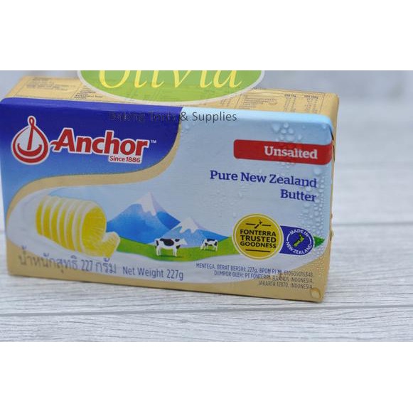 

11.11✔️Unsalted Butter / Mentega Tawar Anchor 227g READY STOCK ORIGINAL|KD4
