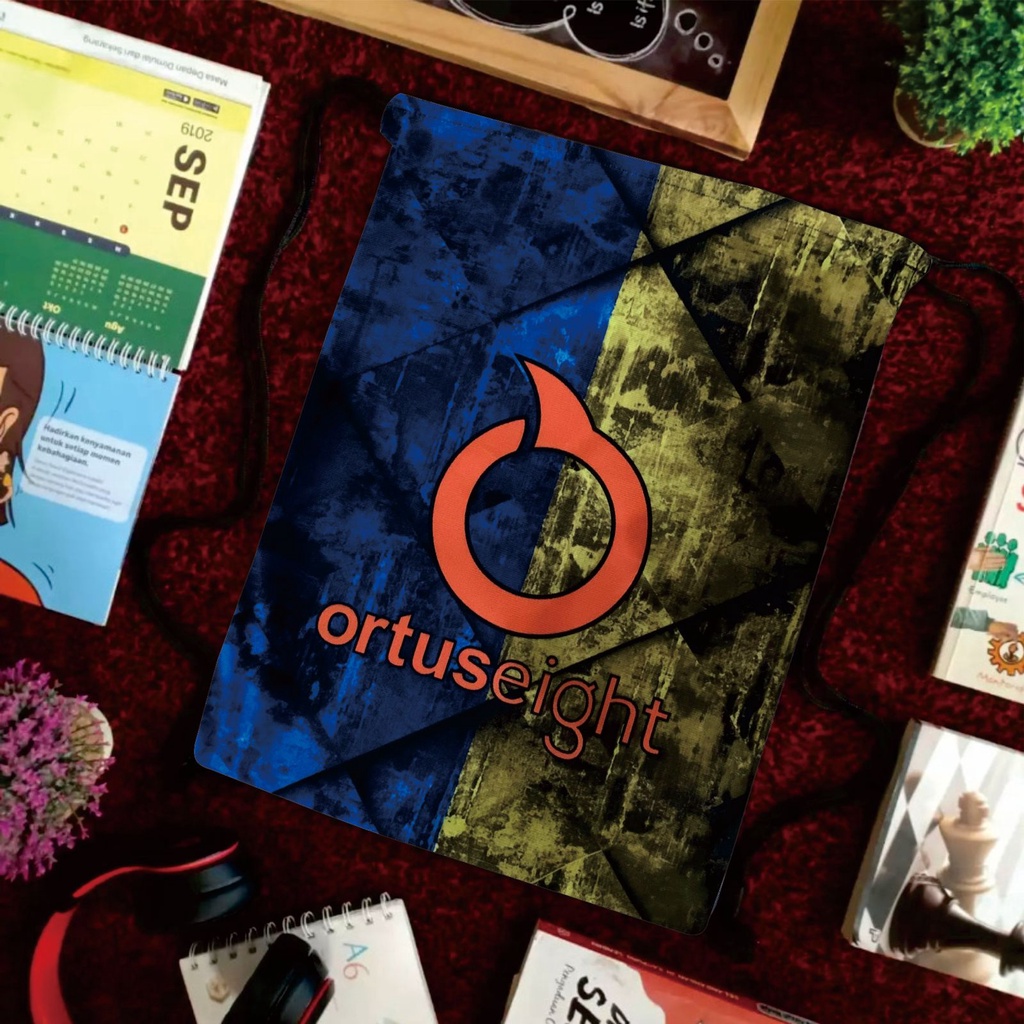 Tas Sepatu Ortuseight Bola Tas Sepatu Olahraga Tas Futsal Tas Serut Ortuseight Blue Yellow