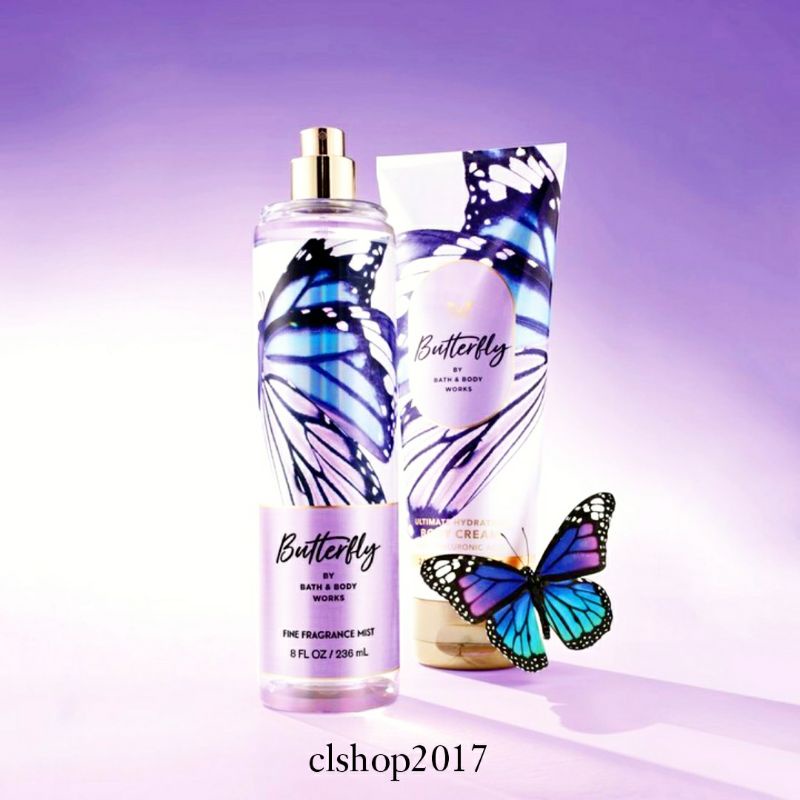 BATH &amp; BODY WORKS BBW BUTTERFLY SERIES FULLSIZE TRAVELSIZE MIST LOTION SHOWER GEL BODY CREAM HAND CREAM SHOWER GEL BODY CREAM LOTION MIST WASH WALLFLOWER ROOMSPRAY SCENTPORTABLE GENTLE GEL DEEP CLEANSING GENTLE FOAMING CREAMY LUXE