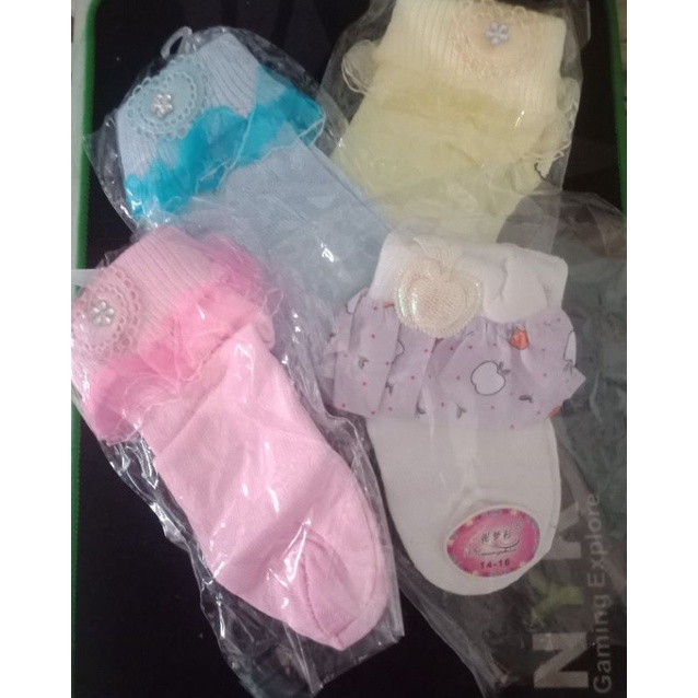 kaos kaki renda anak perempuan paud