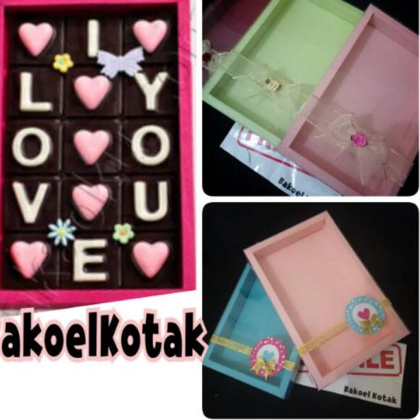 

﷼ BOX COKLAT tanpa sekat uk.18,5 x11,5 ㊡