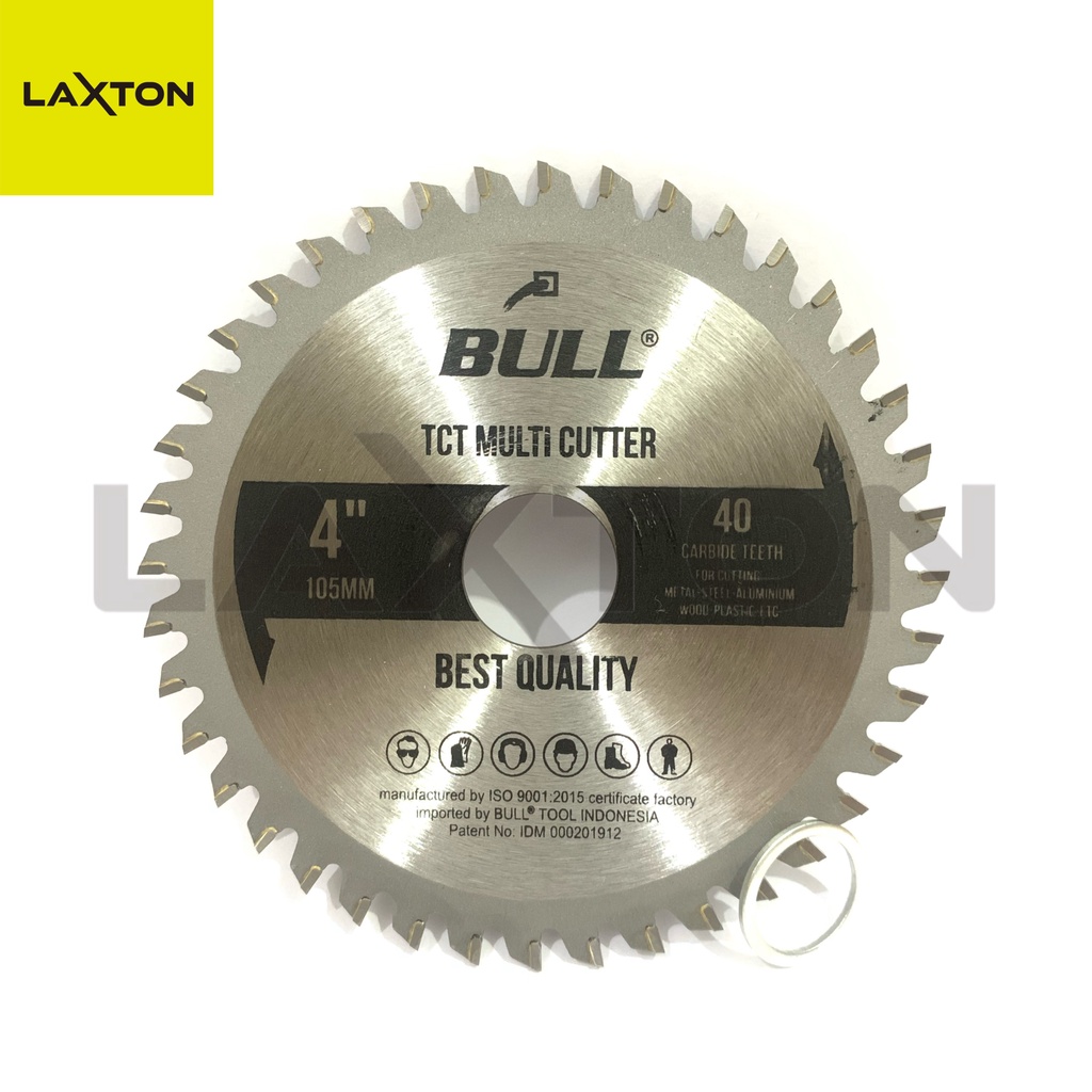 Bull Multi Cutter Mata Circular Saw Blade TCT 4inch x 40T Gergaji Gerinda