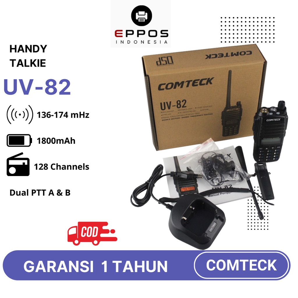HT UV82 COMTECK GARANSI 1 Tahun
