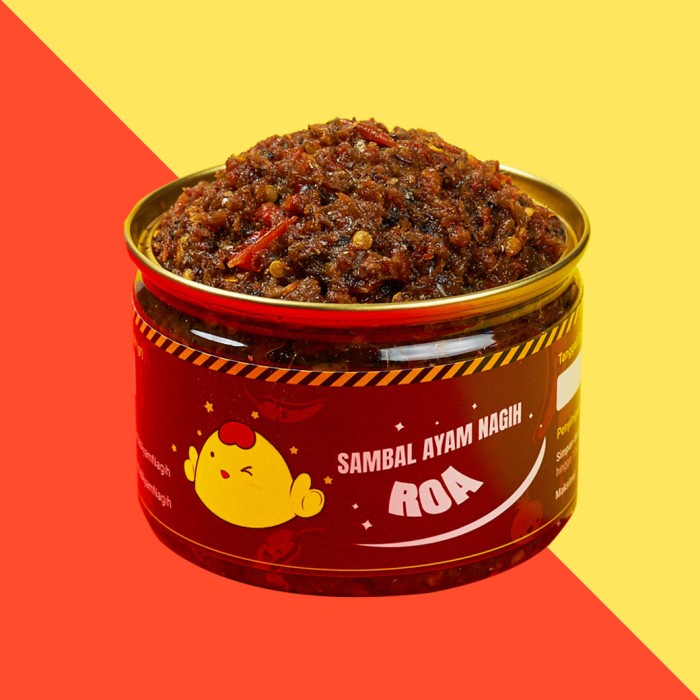 

Sambal ROA Khas Manado by Sambal Ayam Nagih Jakarta - Toples 200gr