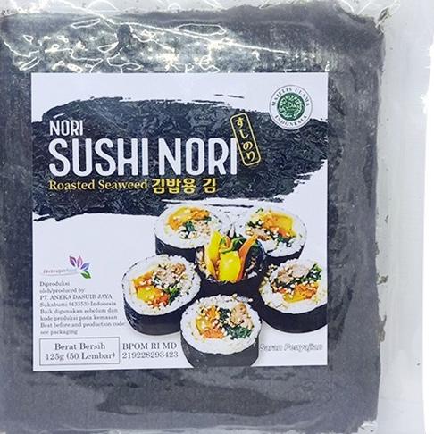 

5.5 Promo Brand Java Superfood SUSHI NORI 125gram (50lembar) Halal MUI