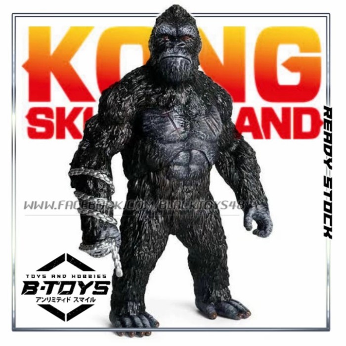 Action Figure Kong Skull Island King kaiju monster king kong