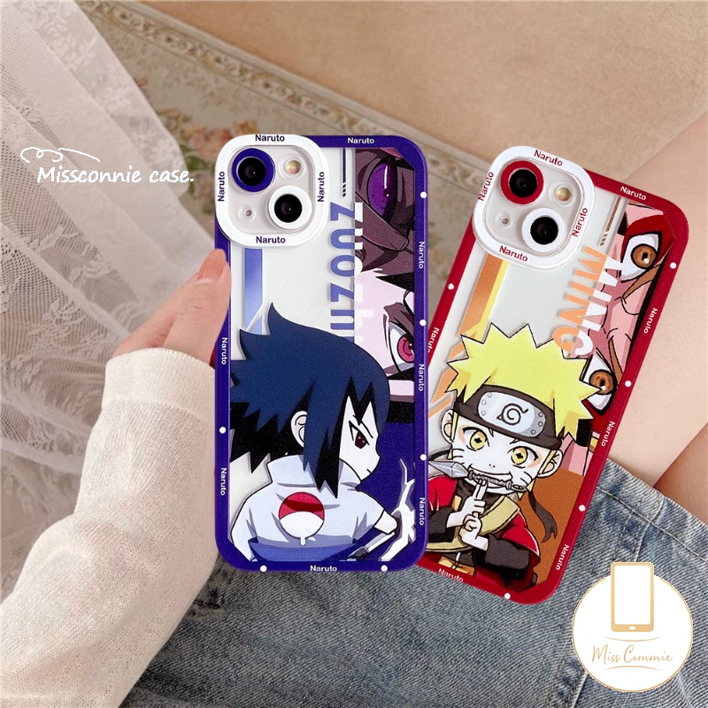 REALME Realme9 9Pro Plus 8i 9i C30 C31 C35 C15 C25 C12 C25Y C21Y GT C20 C11 C21 C25s C3 C20A 8Pro 8 6i 5i 5 5s Kartun Animel NARUTO Cute Sasuke Dan Shikamaru Soft TPU Clear Case