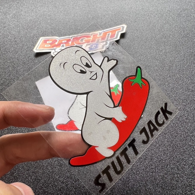 Sticker stiker STUTT JACK Cutting