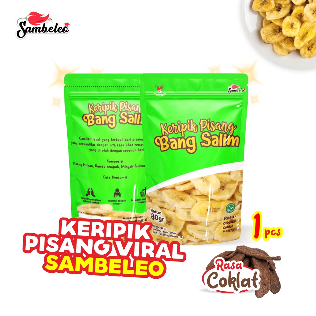 

Kripik Keripik Pisang Aneka Rasa Coklat, Original, Matcha