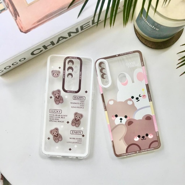 TEDDY ANGEL EYE case iphone 6 6s 7 8 plus x xs xr max 11 12 13 pro max 14
