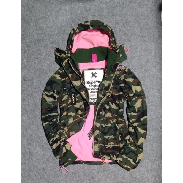 jacket original superdry camo wincheater