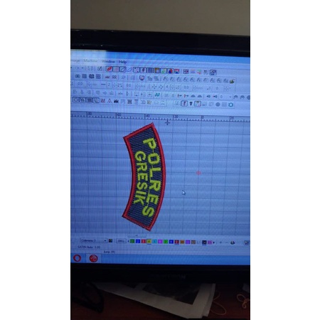 Bed Bordir Polres Seluruh Indonesia,Logo bordir Polres gersik,malang, Surabaya