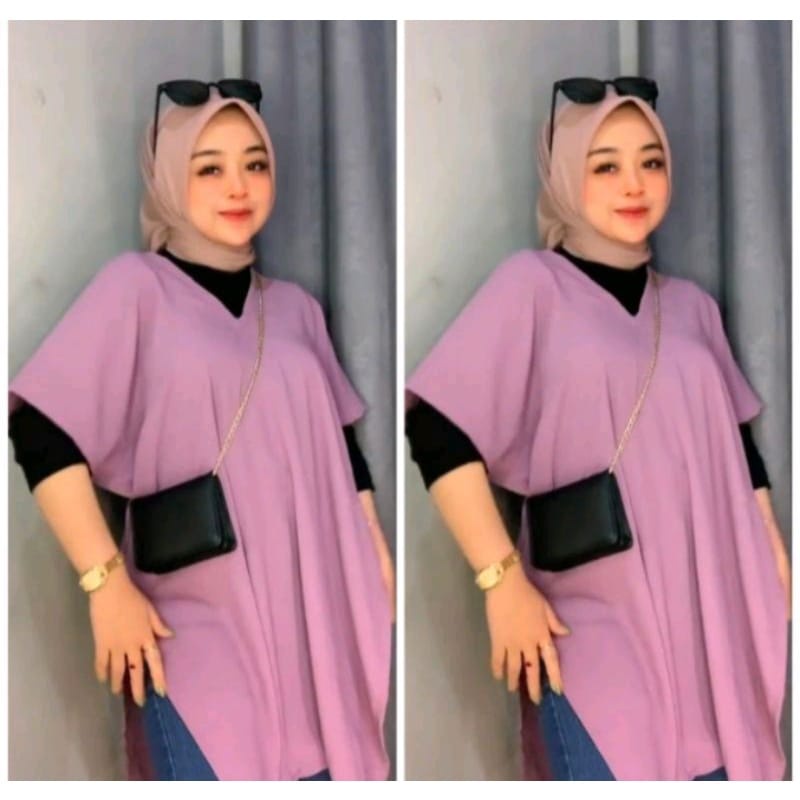 LONG SQUARE NAGITA CRINKLE AIRFLOW PREMIUM MAX BB 90-Dusty Purple