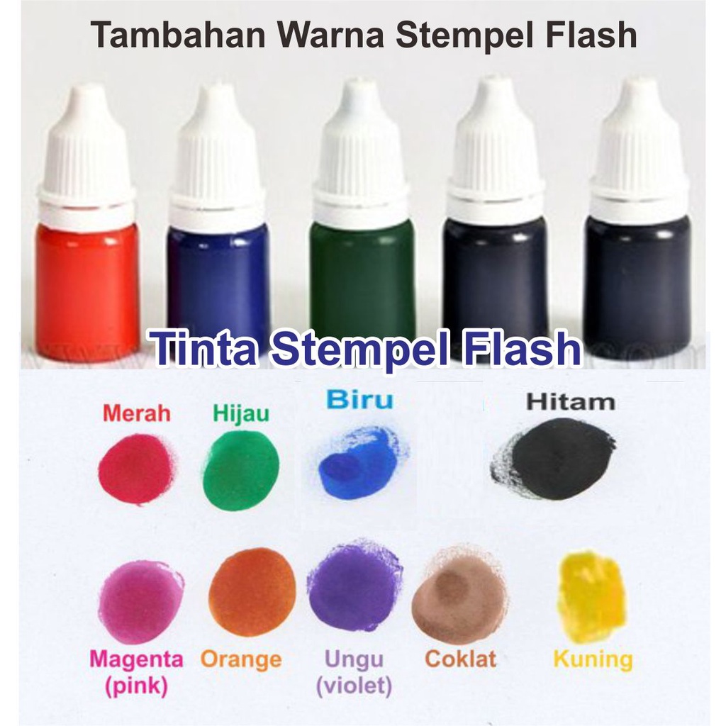 

Tambahan Tinta Stempel Flash / Stempel Otomatis / Stempel Flash 2 Warna