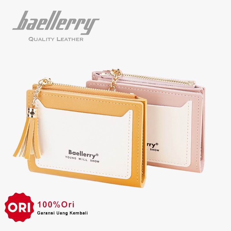 BAELLERRY N2380 Dompet Wanita Kecil Bahan Kulit PU Leather Premium WATCHKITE WKOS