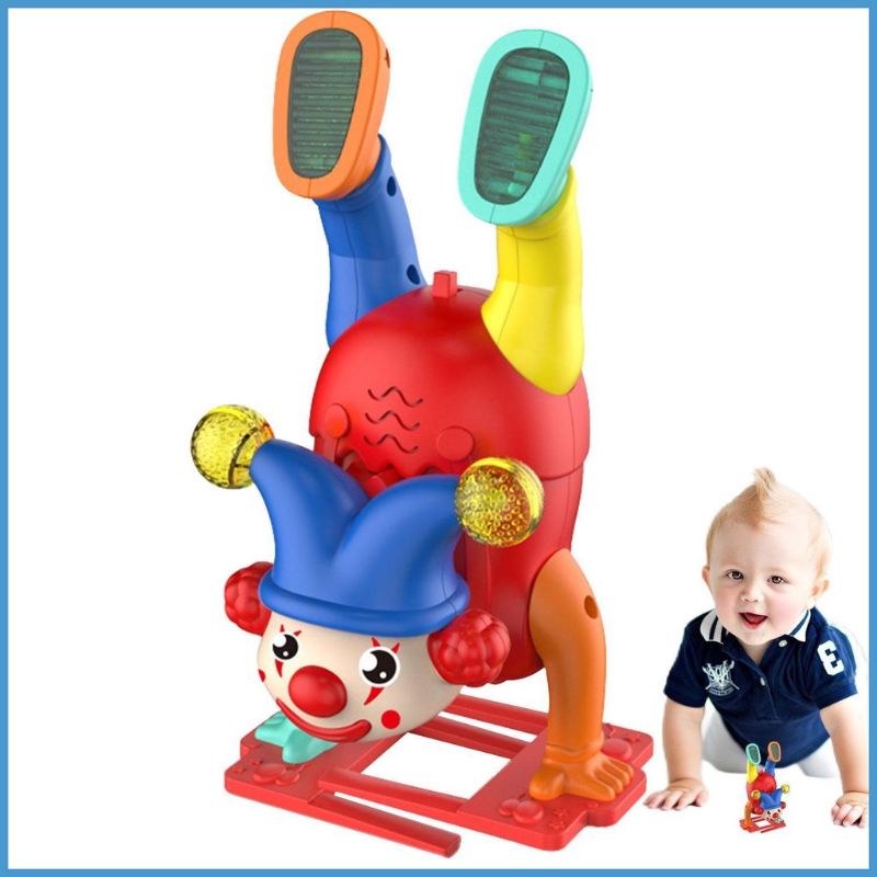 Mainan Anak Robot Badut Berjalan / Upside Down Clawn