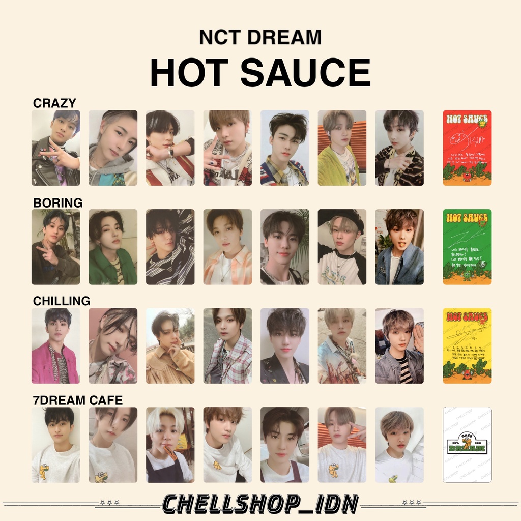 PHOTOCARD NCT DREAM HOT SAUCE