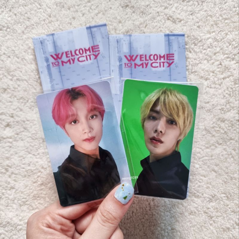 PC NCT 127 Welcome to My City Scratch set (R1/ A) Haechan Yuta wtmc