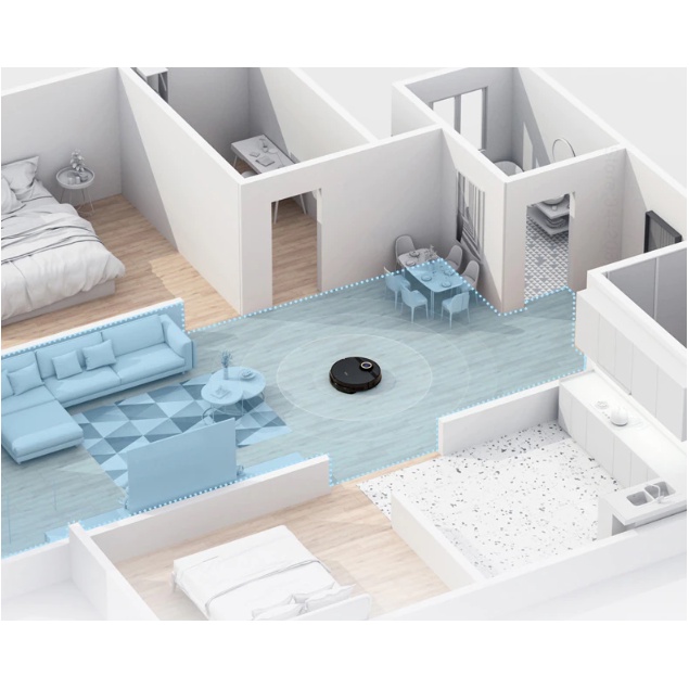 (Promo Free Smart Kettle Kurumi) Robot Vacuum Cleaner Midea M7 Plus 4000 pA Suction Power Garansi Resmi 1 Tahun