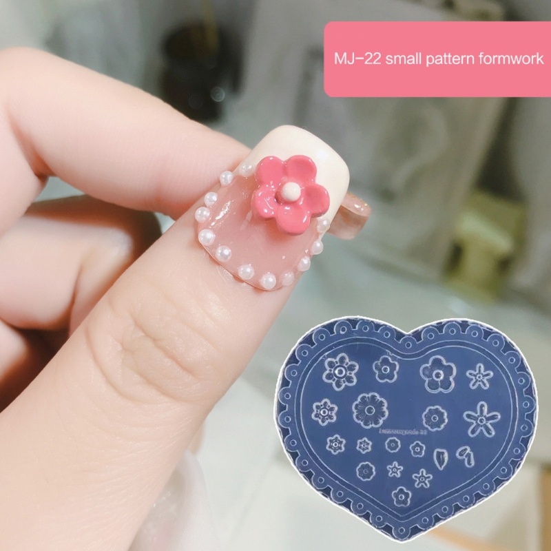 Siy 3D Silikon Nail Art Decor Kerajinan Cetakan Seni Membuat Resin Perhiasan Liontin Cetakan